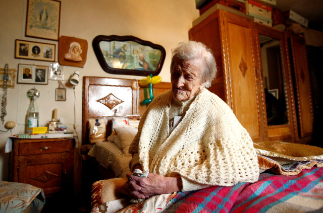 Emma Morano. (Foto: REUTERS/Alessandro Garofalo)