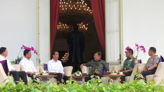 Veranda Talk presiden, wapres, dan kabinet. (Foto: Yudhistira Amran Saleh/kumparan)