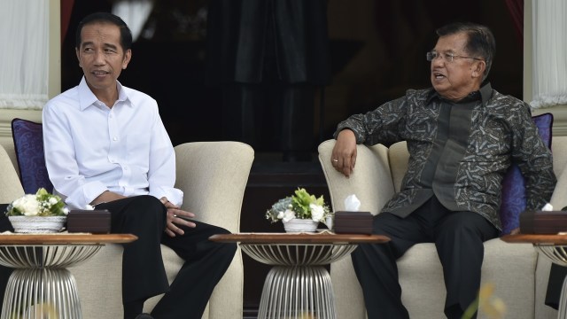 Joko Widodo dan Jusuf Kalla (Foto: Puspa Perwitasari/Antara)