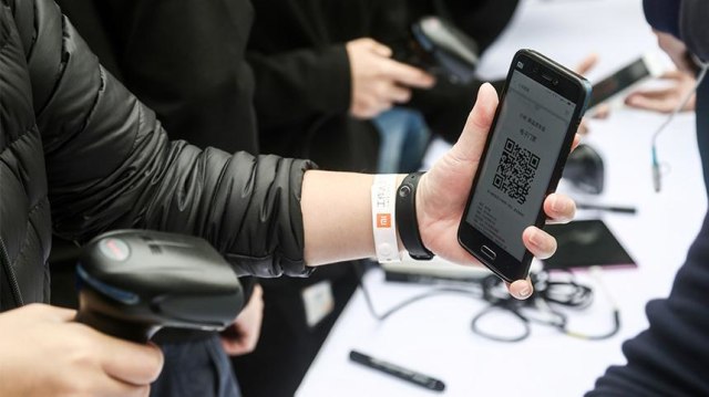 Barcode di ponsel Xiaomi. (Foto: Xiaomi)