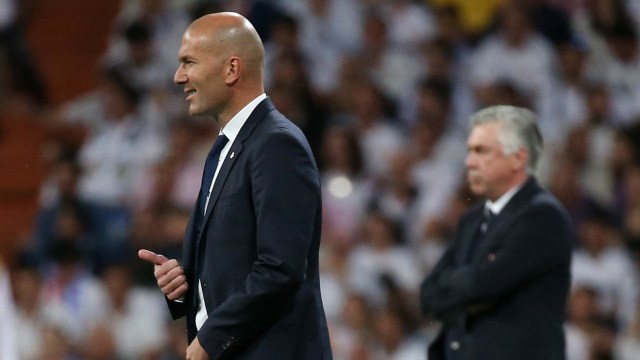 Zidane pada laga melawan Bayern Muenchen. (Foto: Sergio Perez/Reuters)