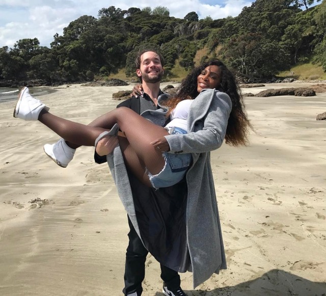 Serena Williams dan Alexis Ohanian. (Foto: Instagram @serenawilliams)