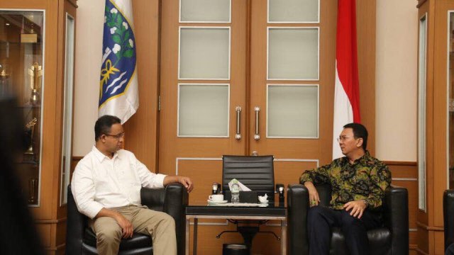 Pertemuan Anies-Ahok. (Foto: Dok. Timses Anies)