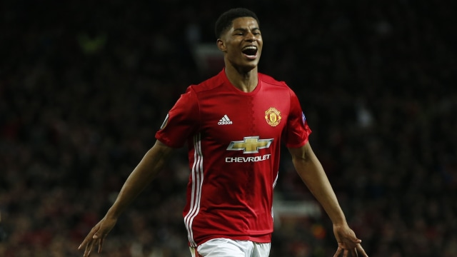 Marcus Rashford bintang kemenangan MU. (Foto: Reuters/Andrew Yates)