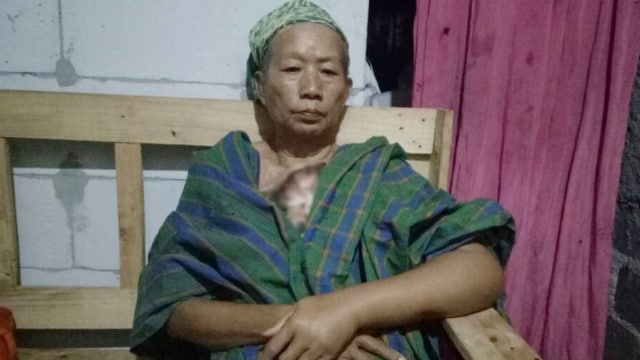 Kondisi Nenek Solimah saat ini (Foto: Anggi Dwiky/kumparan)