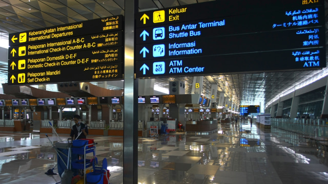 Terminal 3 Internasional Bandara Soetta. (Foto: Antara/Muhammad Iqbal)