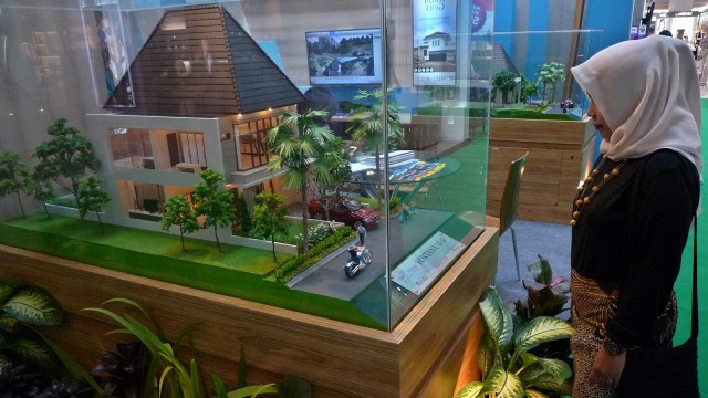 Miniatur Rumah. (Foto: Antara/R Rekotomo)