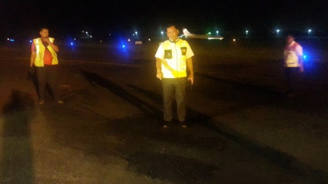 Penurunan Permukaan Apron Bandara AY Semarang (Foto: Dok. AP 1)