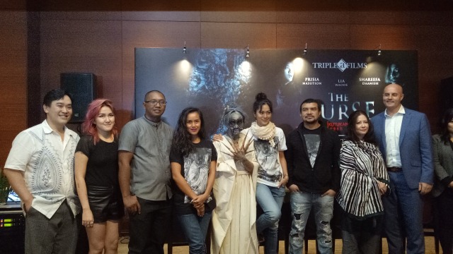 Prisia Nasution dan Lia Waode pemain 'The Curse' (Foto: Prabarini Kartika/kumparan)