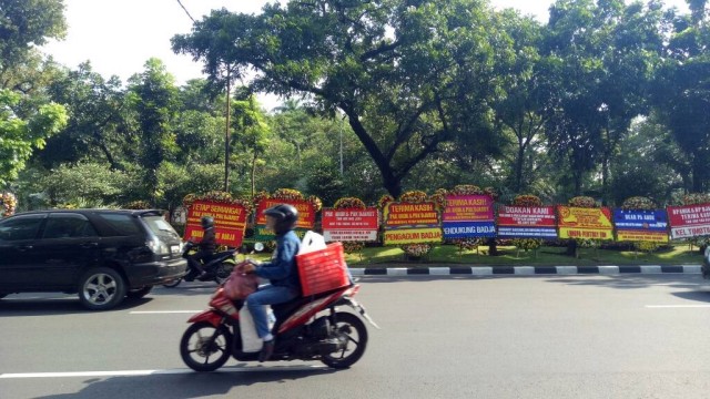 Suasana di depan Balai Kota Jakarta. (Foto: Nadia Riso/kumparan)