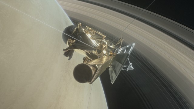 Pesawat luar angkasa NASA, Cassini. (Foto: NASA)