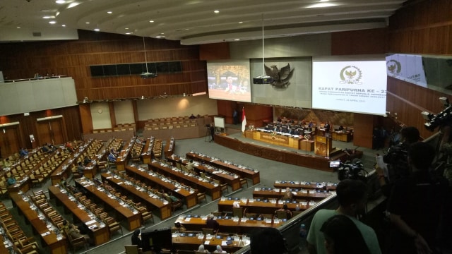 Rapat Paripurna DPR (Foto: Fahrian Saleh/kumparan)