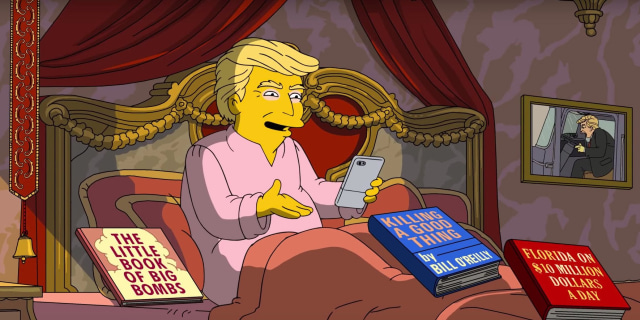 Parodi The Simpsons tentang 100 Hari Presiden Trump