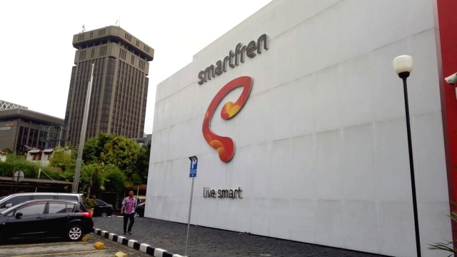 Kantor Smartfren di Jalan Sabang, Jakarta. (Foto: Jofie Yordan/kumparan)