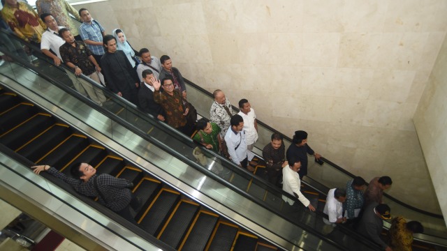 Protes angket KPK, anggota DPR walkout (Foto: Akbar Nugroho Gumay/ANTARA)