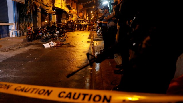 Polisi di Manila, Filipina (Foto: REUTERS)