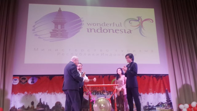 Gema Wonderful Indonesia di St Petersburg. (Foto: Dok. KBRI Moskow)