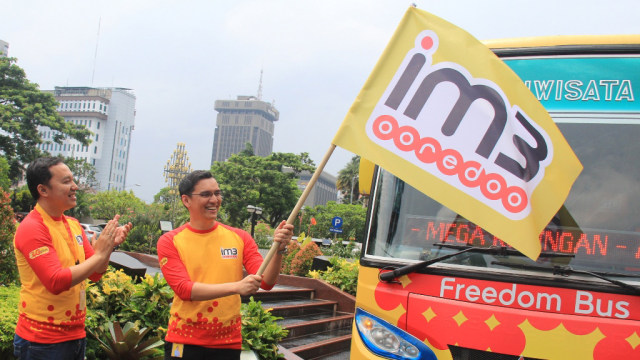 Indosat Ooredoo Freedom Bus. (Foto: Indosat Ooredoo)