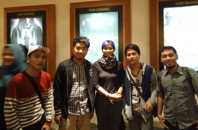 Nobar Film The Curse dengan Shareefa Danish (Foto: D.N. Mustika Sari/kumparan)