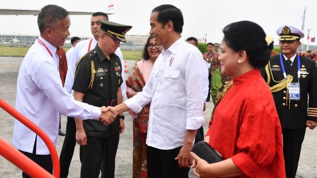 Jokowi dan Iriana di Davao, Filipina. (Foto: Dok. Biro Pers, Media, dan Informasi Sekretariat Presiden)