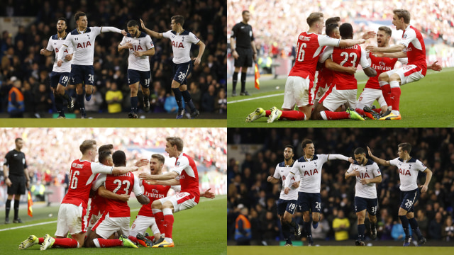 Arsenal - Tottenham (Foto: Istimewa)