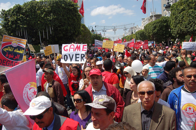 Hari buruh di Tunisia. (Foto: Commons Wikimedia)