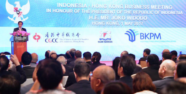 Presiden Jokowi bertemu pengusaha Hong Kong. (Foto: Biro Pers Kepresidenan)