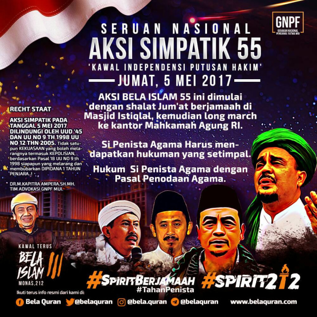 Aksi Bela Islam 55 (Foto: Dok. GNPF)