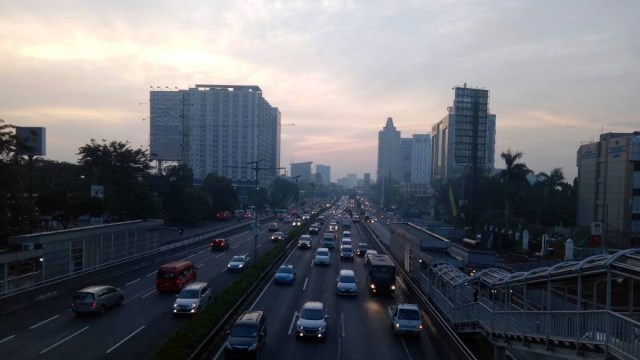 Jakarta pagi ini. (Foto: Istimewa)