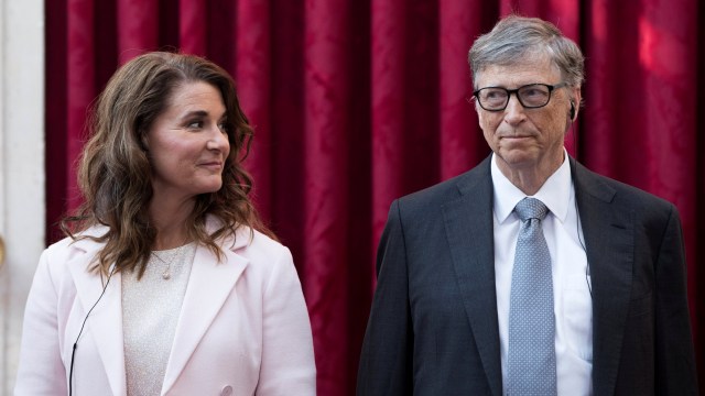 Melinda dan Bill Gates. (Foto: REUTERS/Kamil Zihnioglu/Pool)