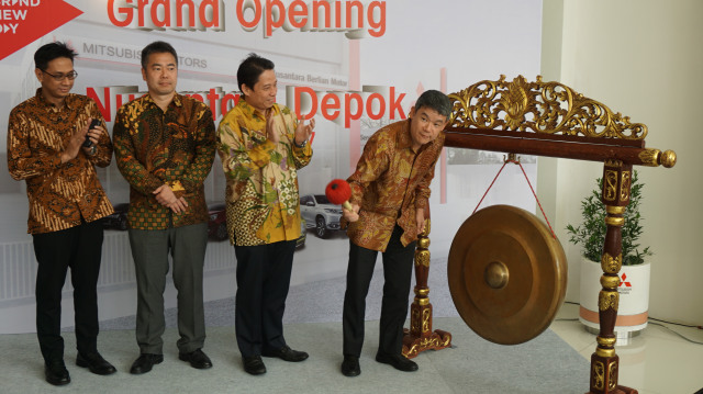 Peresmian diler Mitsubishi Nusantara Depok (Foto: Gesit Prayogi/kumparan.com)