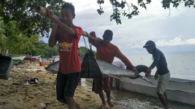 Ikan Tuna di Laut Bone (Foto: Dok. Ketua LSM Yayasan Mattirotasi)