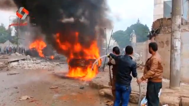 Bom mobil meledak di Suriah Foto: Reuters