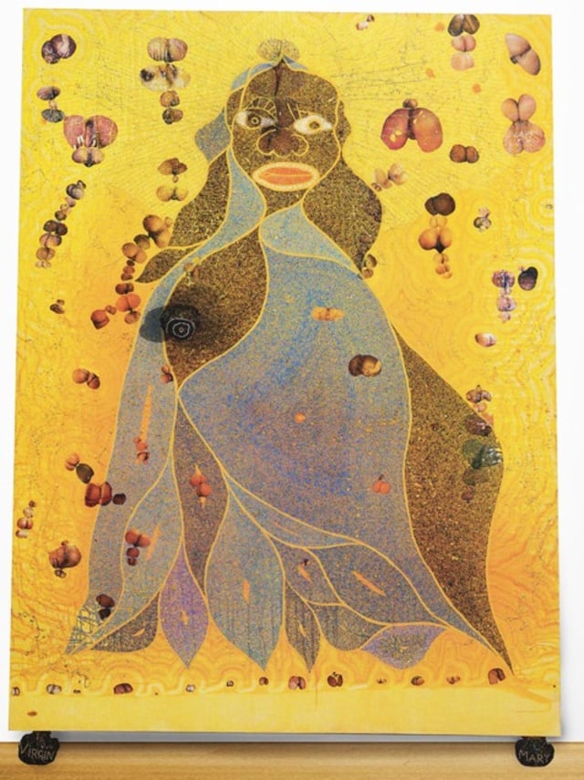 Virgin Mary, Chris Ofili (Foto: Wikimedia Commons)