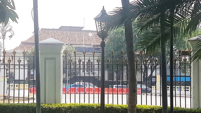 Istana diperketat jelang aksi 55. (Foto: Yudhistira Amran/kumparan)