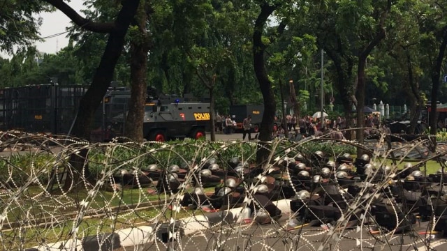 Pagar duri di sekitar MA (Foto: Iqra Ardini/kumparan)