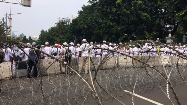 Suasana di Gedung MA saat Aksi 55 (Foto: Iqra Ardini/kumparan)