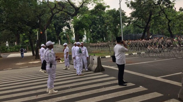 Suasana di Gedung MA saat Aksi 55 (Foto: Iqra Ardini/kumparan)