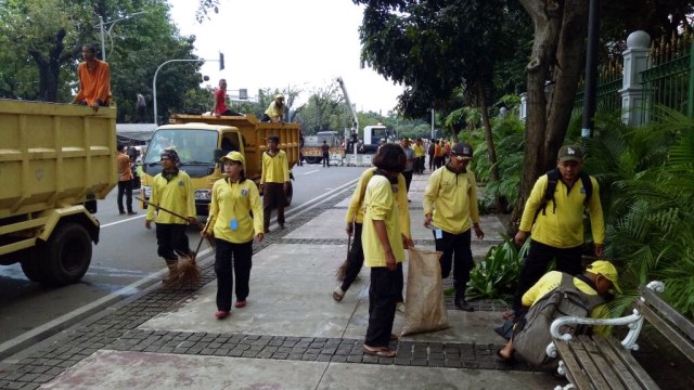 Pasukan Kuning Beraksi (Foto: Anggi Dwiky Dermawan/kumparan)