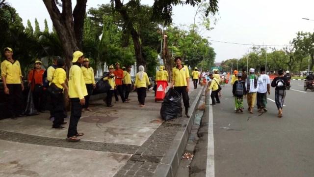 Pasukan Kuning Beraksi (Foto: Anggi Dwiky Dermawan/kumparan)