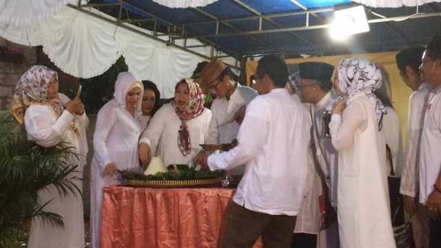 Sandi potong tumpeng. (Foto: Kelik Wahyu Nugroho/kumparan)