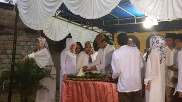 Sandi potong tumpeng. (Foto: Kelik Wahyu Nugroho/kumparan)