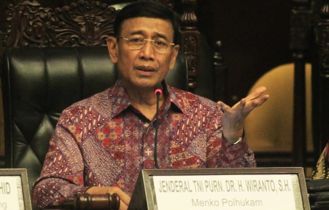 Menteri Politik, Hukum dan Keamanan Wiranto. (Foto: Dok. Humas Kemenko Polhukam)