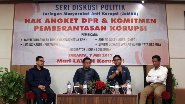 Diskusi Hak Angket DPR (Foto: Fanny Kusumawardhani/kumparan)