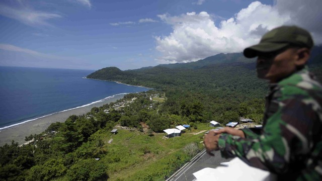 Batas Indonesia-Papua Nugini, PLBN Skouw (Foto: Antara Foto/Wahyu Putro A)