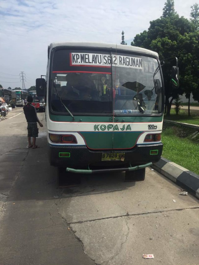 Kopaja yang tak laik jalan. (Foto: Dok. Satlantas Polres Bogor)