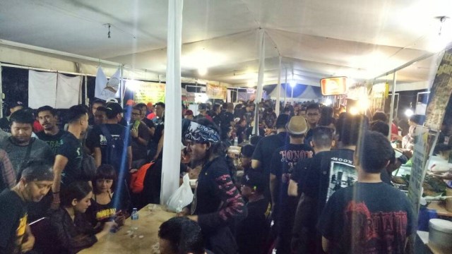 Suasana di lokasi Hammersonic Festival 2017. (Foto: Jofie Yordan/kumparan)