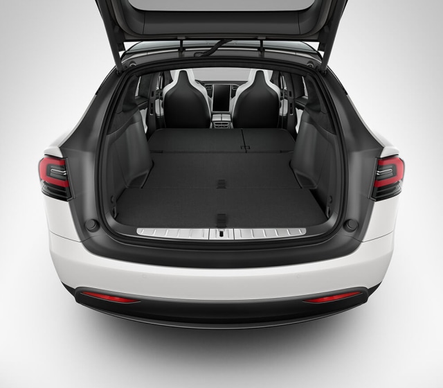 Bagian Bagasi Mobil Tesla X. (Foto: Dok. tesla.com)