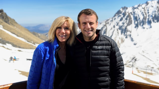 Emmanuel Marcon & Brigitte Trogneux (Foto: Reuters)