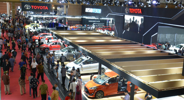 Booth Toyota di IIMS 2017 (Foto: Dok. TAM)